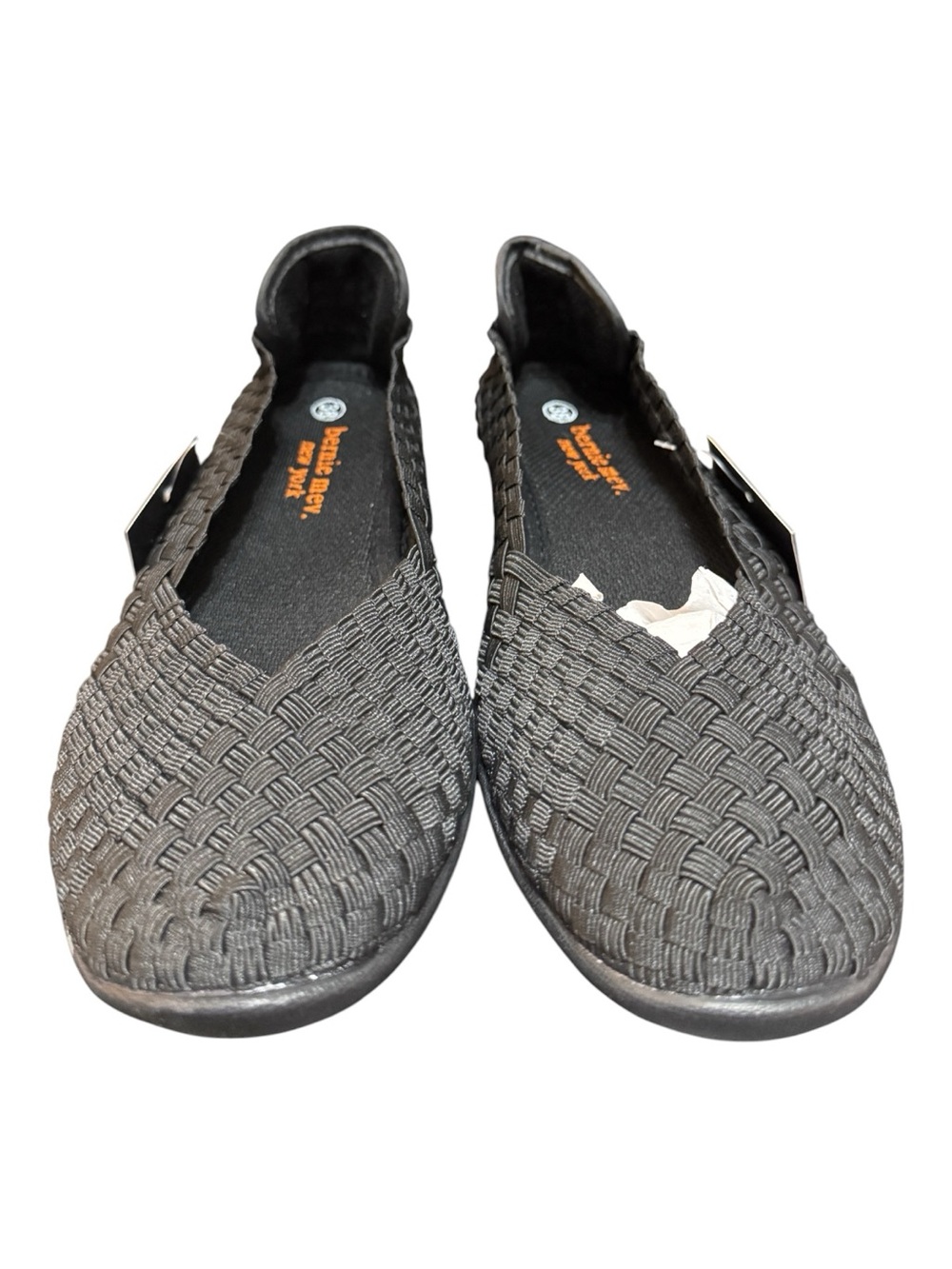 Bernie Mev Black Woven Ballet Flats Women’s EU 38 US 7 NWOB
